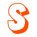 Website logo, an orange letter S